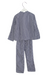 A Navy Pyjama Sets from Petit Bateau in size 10Y for boy. (Back View)