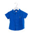 A Blue Shirts from Petit Bateau in size 6-12M for boy. (Front View)
