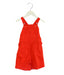 A Red Overall Shorts from Petit Bateau in size 12-18M for boy. (Front View)