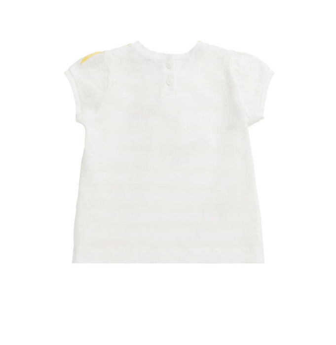 A Yellow Short Sleeve T Shirts from Bonpoint in size 6-12M for girl. (Back View)