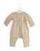 A Pink Long Sleeve Jumpsuits from Bonpoint in size 0-3M for girl. (Front View)