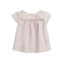 A Pink Short Sleeve Tops from Bonpoint in size 2T for girl. (Front View)