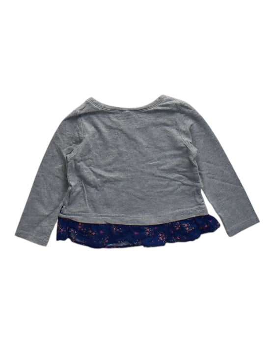 A Grey Long Sleeve Tops from OshKosh B'gosh in size 18-24M for girl. (Back View)