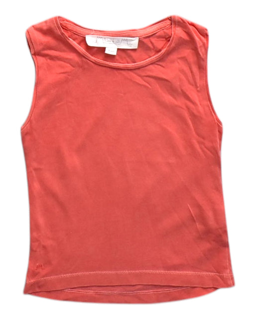 A Red Sleeveless T Shirts from Chateau de Sable in size 4T for neutral. (Front View)