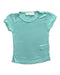 A Teal Short Sleeve T Shirts from Chateau de Sable in size 4T for girl. (Front View)
