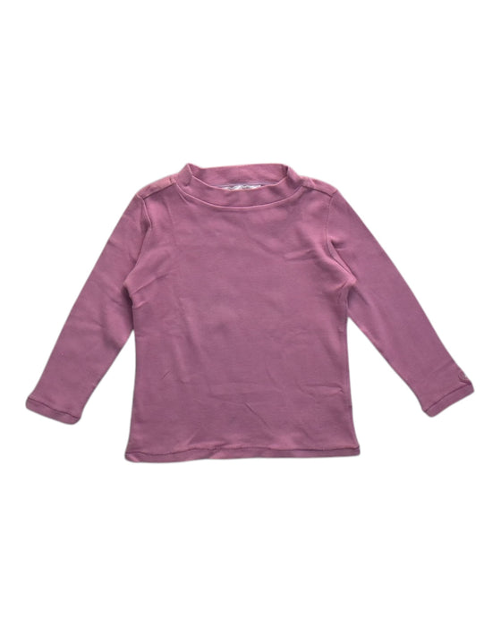 A Pink Long Sleeve Tops from Chateau de Sable in size 4T for girl. (Front View)