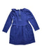 A Blue Long Sleeve Dresses from Chateau de Sable in size 4T for girl. (Back View)