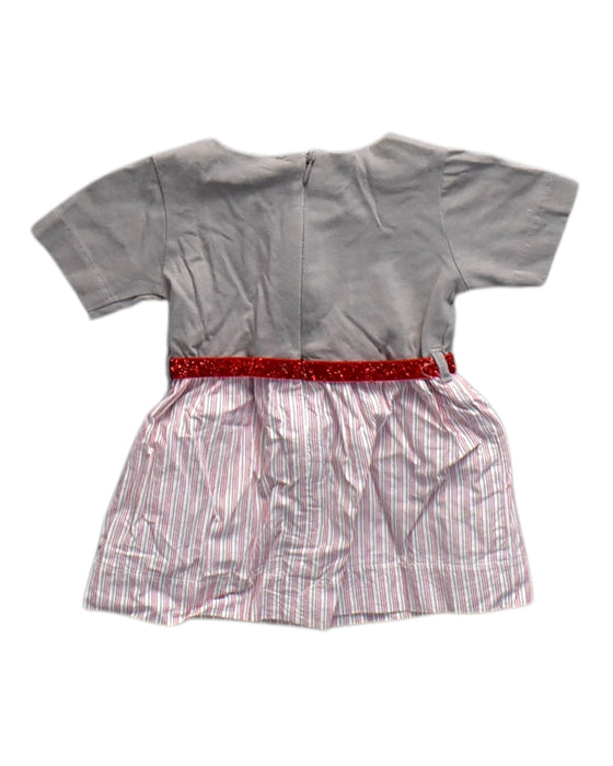 A Grey Dress Sets from Chateau de Sable in size 0-3M for girl. (Back View)