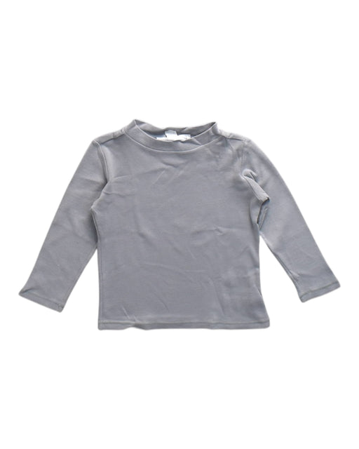 A Grey Long Sleeve Tops from Chateau de Sable in size 4T for neutral. (Front View)