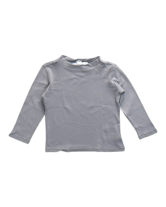 A Grey Long Sleeve Tops from Chateau de Sable in size 4T for neutral. (Front View)