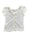 A White Short Sleeve Tops from Chateau de Sable in size 3T for girl. (Back View)