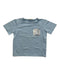 A Blue Short Sleeve T Shirts from Our Mini Nature in size 4T for neutral. (Front View)