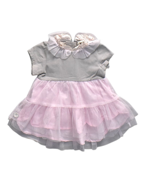 A Grey Dress Sets from Chateau de Sable in size 0-3M for girl. (Front View)