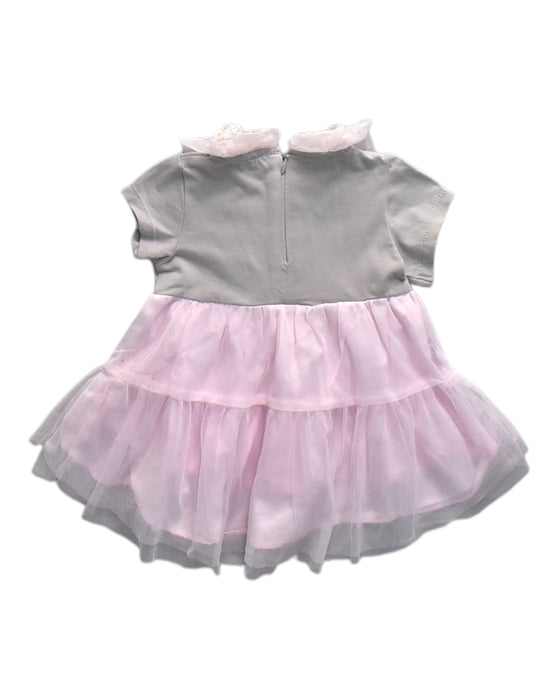 A Grey Dress Sets from Chateau de Sable in size 0-3M for girl. (Back View)