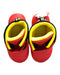 A Red Winter Boots from Moonstar in size 4T for boy. (Back View)