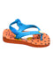 A Blue Sandals from Havaianas in size 3T for neutral. (Front View)