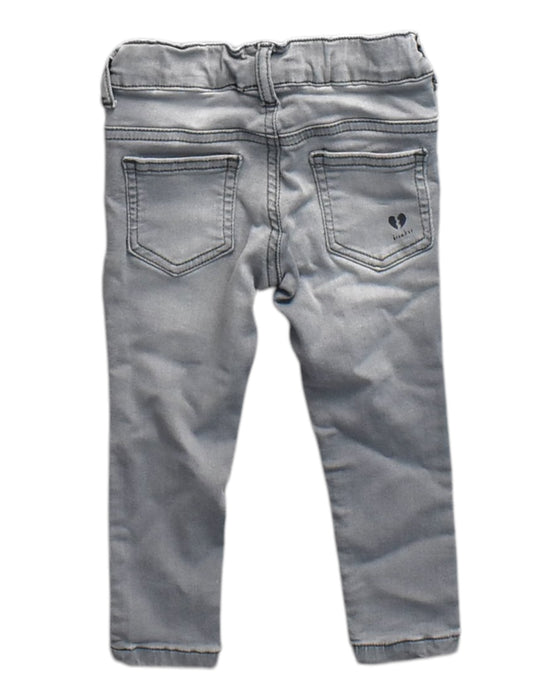 A Grey Jeans from Mothercare in size 18-24M for girl. (Back View)