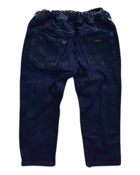 A Navy Jeans from Emporio Armani in size 3T for neutral. (Back View)