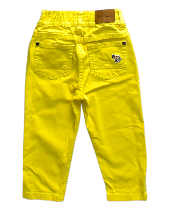 A Yellow Casual Pants from Paul Smith in size 2T for neutral. (Back View)