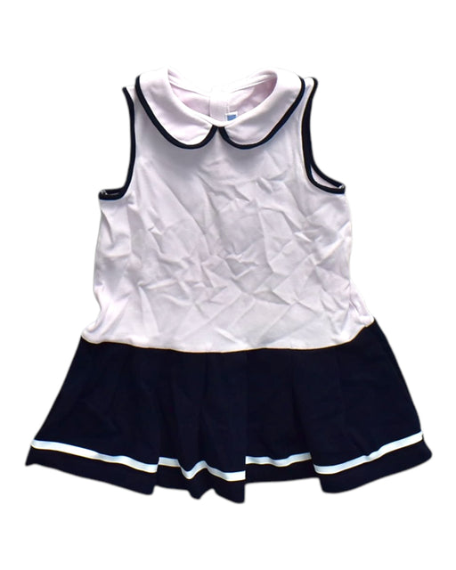 A Pink Sleeveless Dresses from Jacadi in size 18-24M for girl. (Front View)