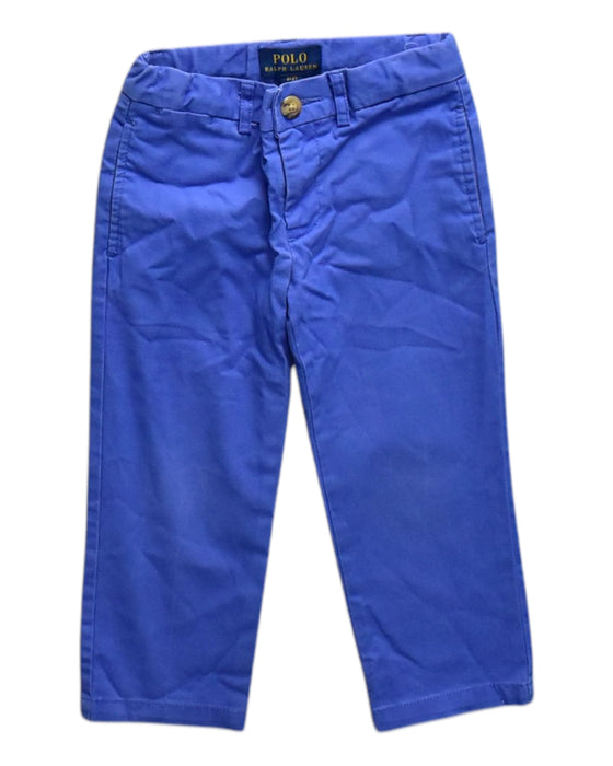 A Blue Casual Pants from Polo Ralph Lauren in size 2T for boy. (Front View)