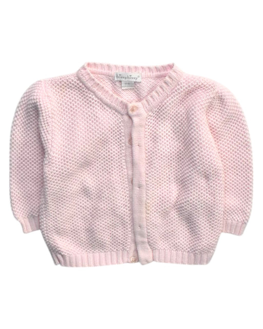 A Pink Knit Sweaters from Kissy Kissy in size 6-12M for girl. (Front View)