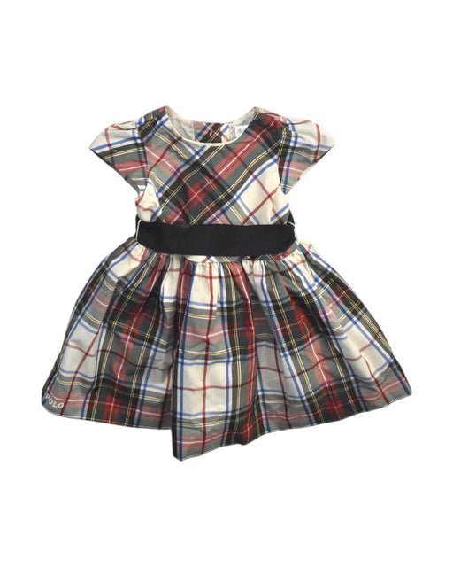 A Multicolour Short Sleeve Dresses from Ralph Lauren in size 6-12M for girl. (Front View)