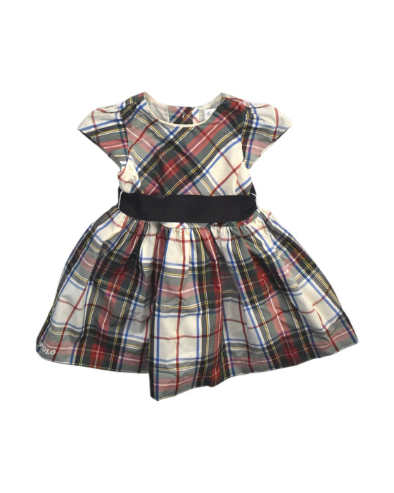 A Multicolour Short Sleeve Dresses from Ralph Lauren in size 6-12M for girl. (Front View)