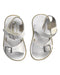 A White Sandals from Footmates in size 12-18M for girl. (Back View)