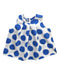 A Blue Sleeveless Dresses from Jacadi in size 18-24M for girl. (Front View)