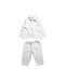A White Pyjama Sets from The Little White Company in size 18-24M for boy. (Front View)