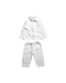A White Pyjama Sets from The Little White Company in size 18-24M for boy. (Front View)