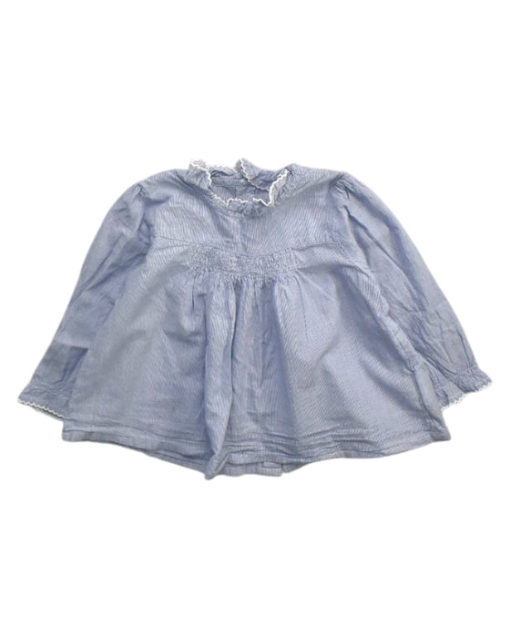 A Blue Long Sleeve Dresses from Bout'Chou in size 18-24M for girl. (Front View)