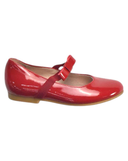 A Red Flats from Jacadi in size 3T for girl. (Front View)