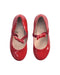 A Red Flats from Jacadi in size 3T for girl. (Back View)