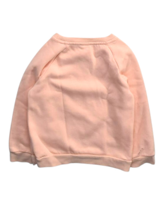 A Peach Crewneck Sweatshirts from Adidas in size 3T for girl. (Back View)