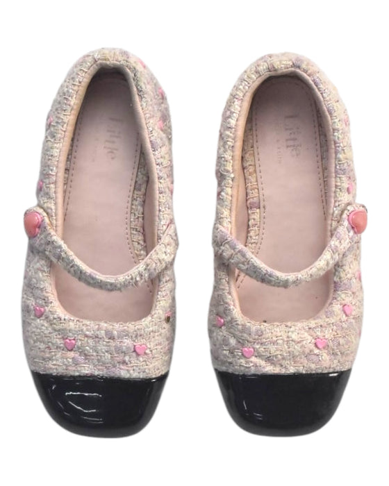A Beige Flats from Charles & Keith in size 4T for girl. (Back View)