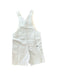 A Blue Overall Shorts from Petit Bateau in size 3T for neutral. (Back View)