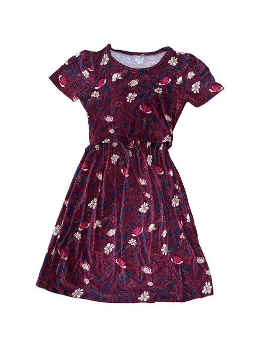 A Burgundy Short Sleeve Dresses from Envie de Fraise in size S for maternity. (Front View)