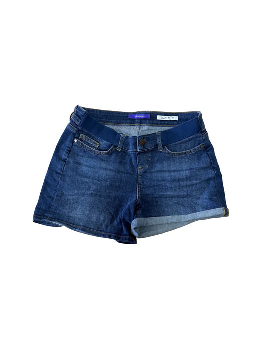 A Blue Shorts from Seraphine in size S for maternity. (Front View)