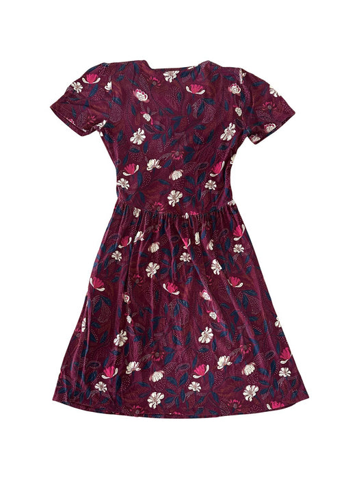 A Burgundy Short Sleeve Dresses from Envie de Fraise in size S for maternity. (Back View)
