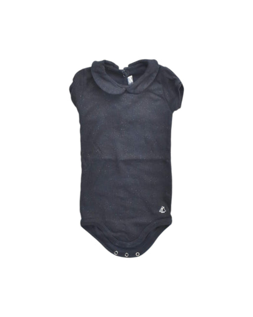 A Black Sleeveless Bodysuits from Jacadi in size 18-24M for girl. (Front View)