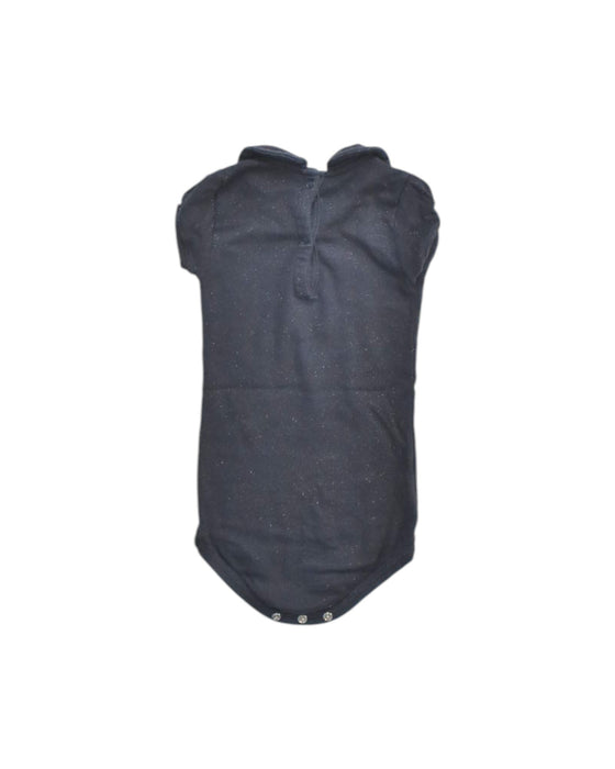 A Black Sleeveless Bodysuits from Jacadi in size 18-24M for girl. (Back View)