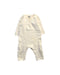 A Ivory Long Sleeve Rompers from Bonton in size 12-18M for neutral. (Front View)