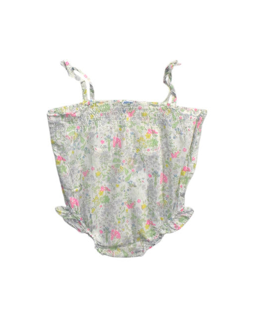 A Multicolour Sleeveless Rompers from Jacadi in size 3T for girl. (Front View)