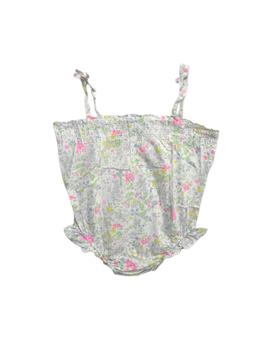 A Multicolour Sleeveless Rompers from Jacadi in size 3T for girl. (Back View)