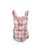 A Red Sleeveless Rompers from Ralph Lauren in size 12-18M for girl. (Front View)