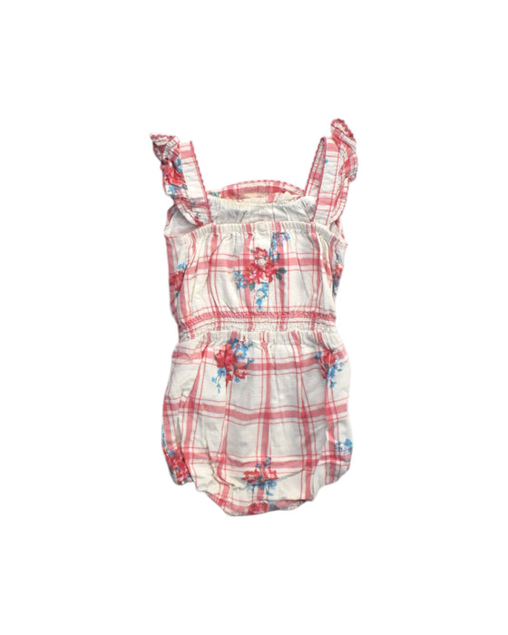 A Red Sleeveless Rompers from Ralph Lauren in size 12-18M for girl. (Back View)