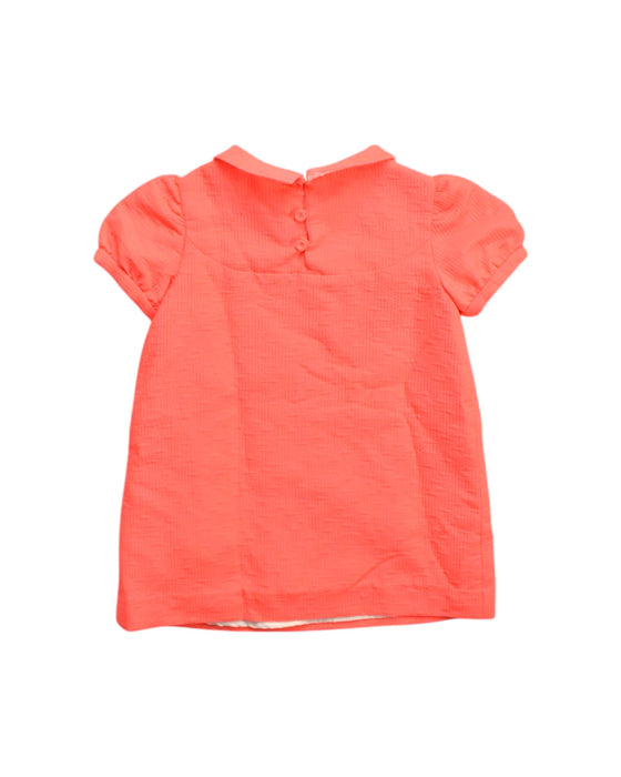 A Pink Short Sleeve Dresses from Bonpoint in size 4T for girl. (Back View)
