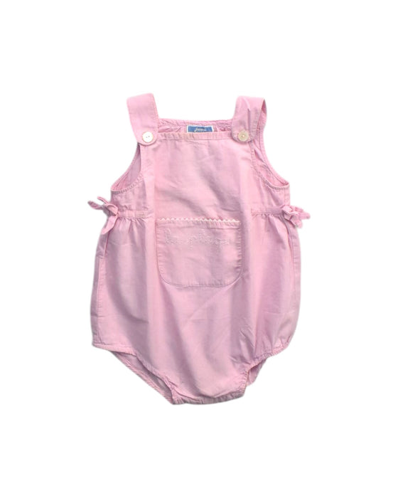 A Pink Sleeveless Rompers from Jacadi in size 3T for girl. (Front View)